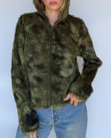 Fuzzy Zip Up - S/M