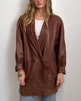 Italian Leather Jacket - M