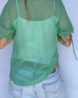 Vintage Sheer Top - M
