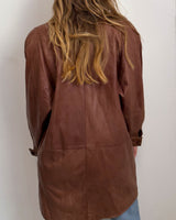 Italian Leather Jacket - M