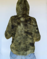 Fuzzy Zip Up - S/M