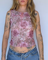 Y2K Rose Top - XS