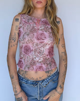Y2K Rose Top - XS