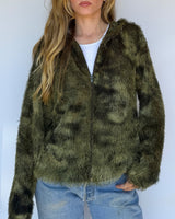 Fuzzy Zip Up - S/M