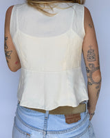 Cream Top - M