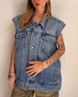 Harley Denim Vest - 3XL
