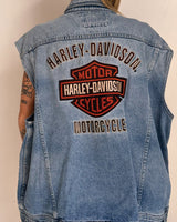 Harley Denim Vest - 3XL